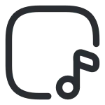 Note Square SVG Icon